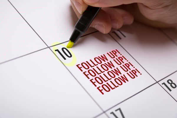 Follow Up Immediately After a Referral