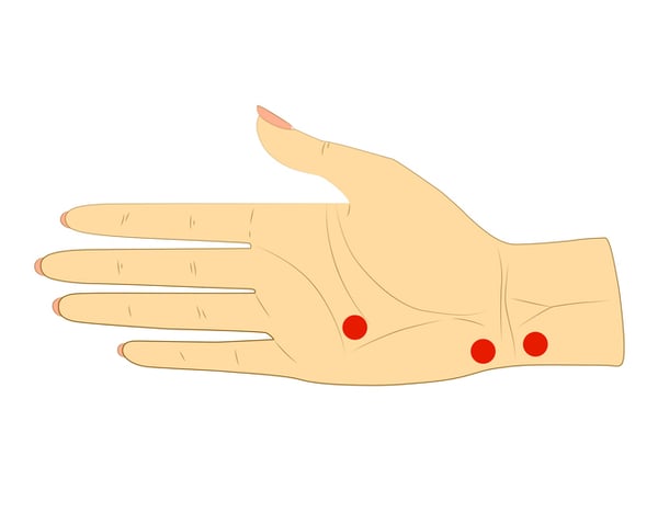hitting acupressure points